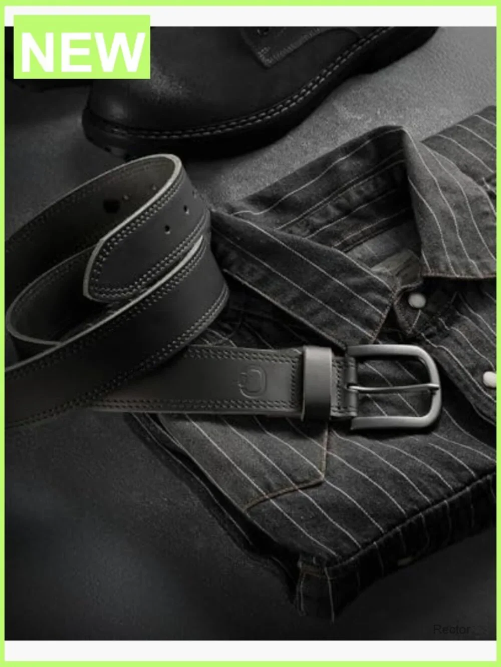 Genuine Leather Belt for Jeans - 1.5